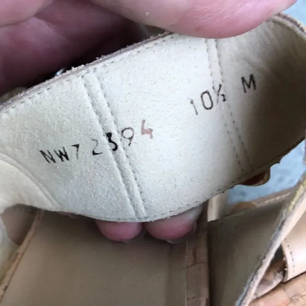 Stuart  Weitzman’s  cork heels